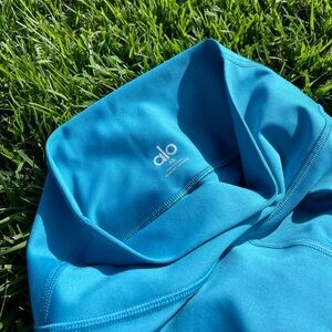 ALO Blue High Waist Airlift Legging 7/8